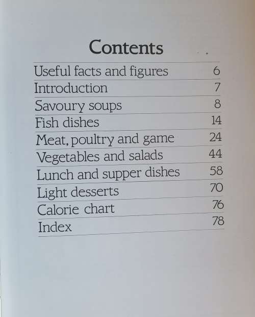 Low-calorie cooking