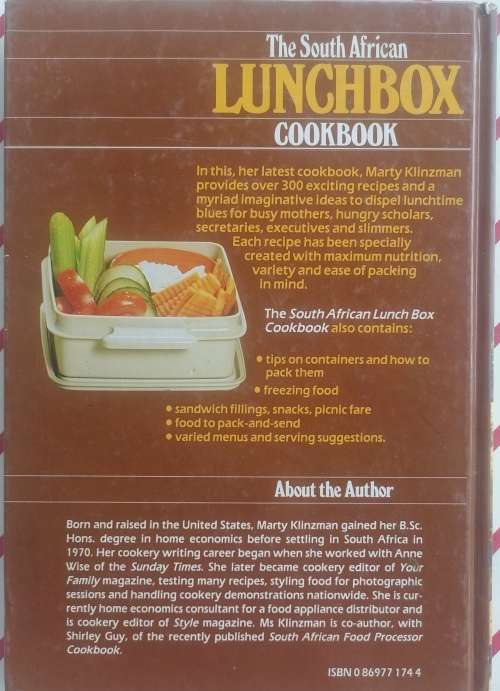 The South African lunchbox cookbook by Marty Klinzman