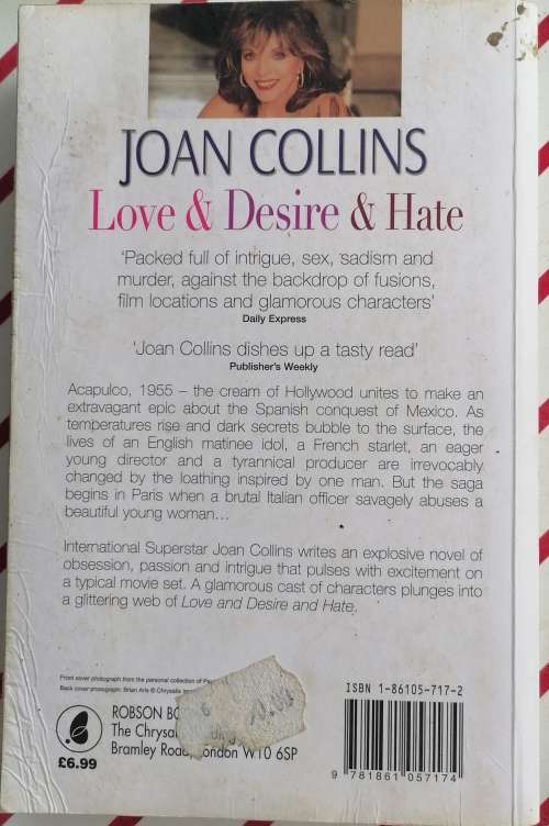 Love and desire and hate by Joan Collins