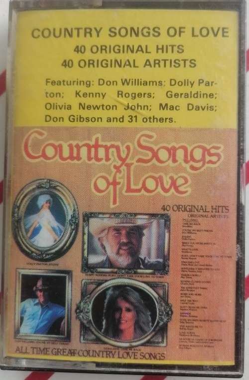 Country songs of love tape