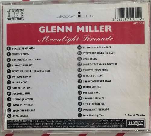 Glenn Miller Moonlight Serenade cd