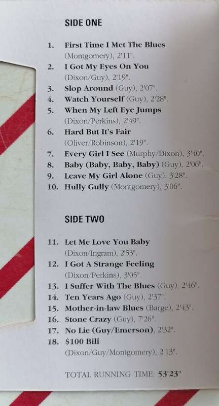 The Blues Collection - Buddy Guy Stone crazy tape