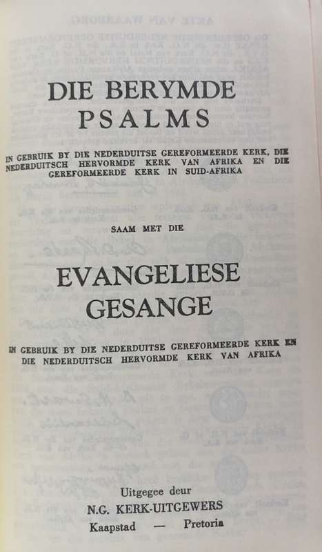 Psalms en Gesange