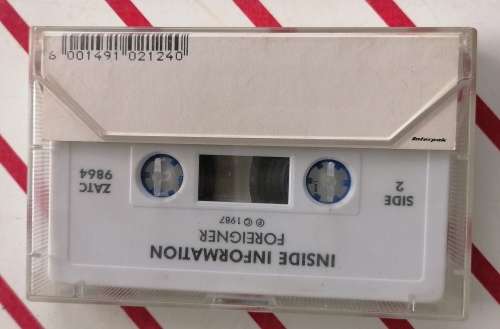 Foreigner Inside Information tape