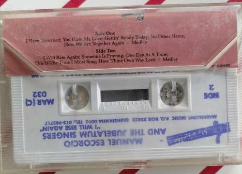 Manuel Escorcio and the Jubelatum singers tape