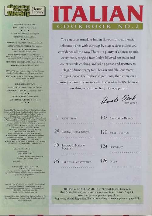 Italian cookbook no 2