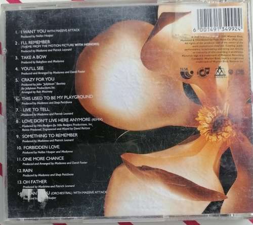 Madonna Something to remember cd