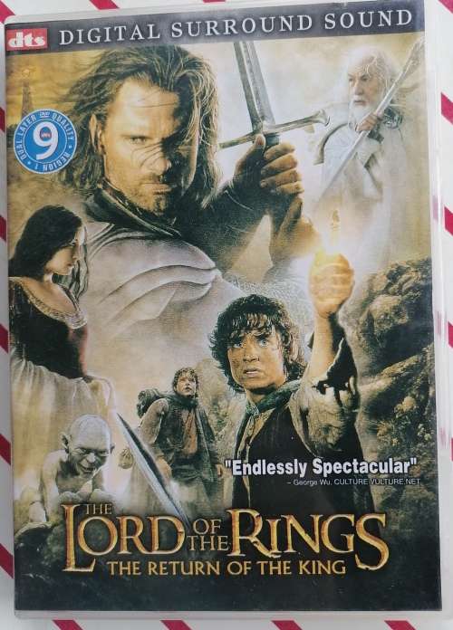 The Lord of the rings The return of the king dvd