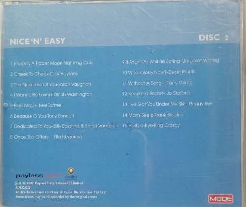 Nice `n` easy Disc 1 and 2 cd`s
