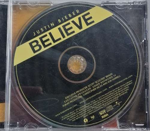 Justin Bieber Believe cds - No front insert