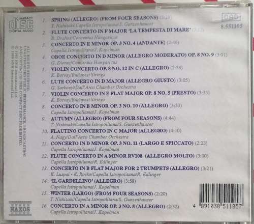 The best of Vivaldi cd