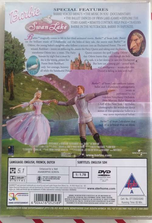 Barbie Swan lake dvd