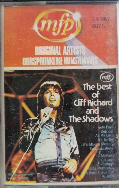 The best of Cliff Richard and The Shadows - only case and insert. NO TAPE.