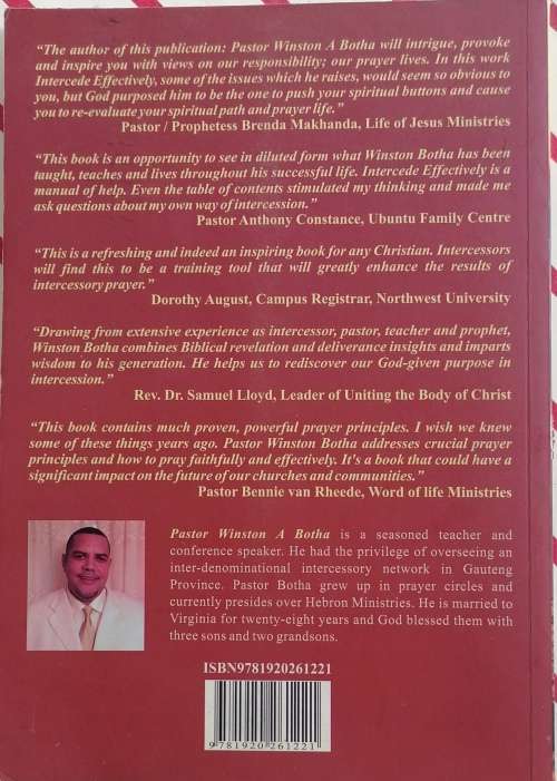 Intercede effectively by Winston A Botha