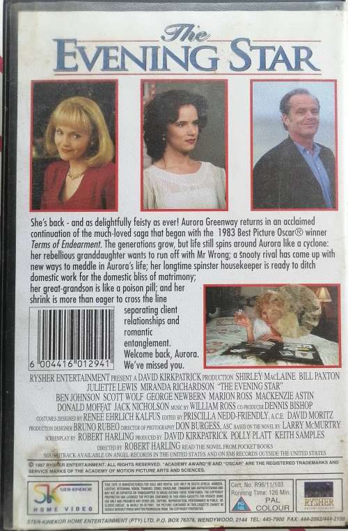 The evening star VHS