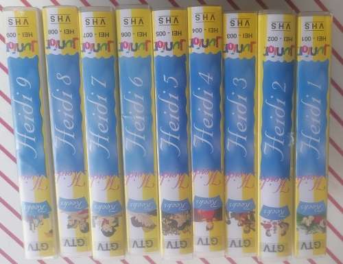 Heidi Tv-reeks no 1-9 VHS