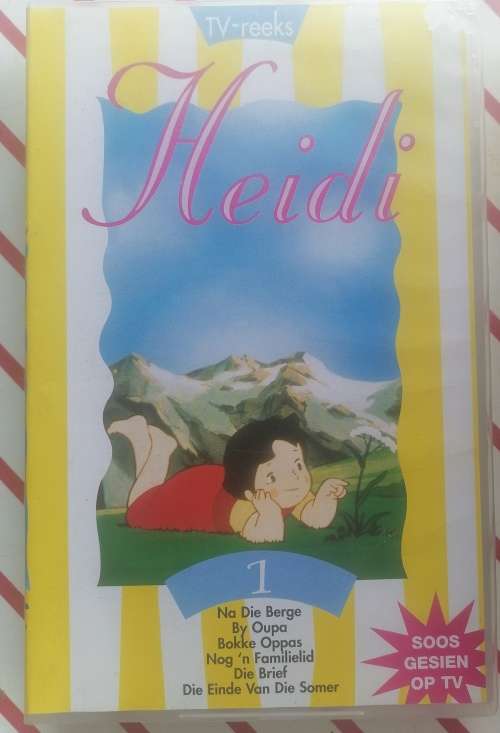 Heidi Tv-reeks no 1-9 VHS