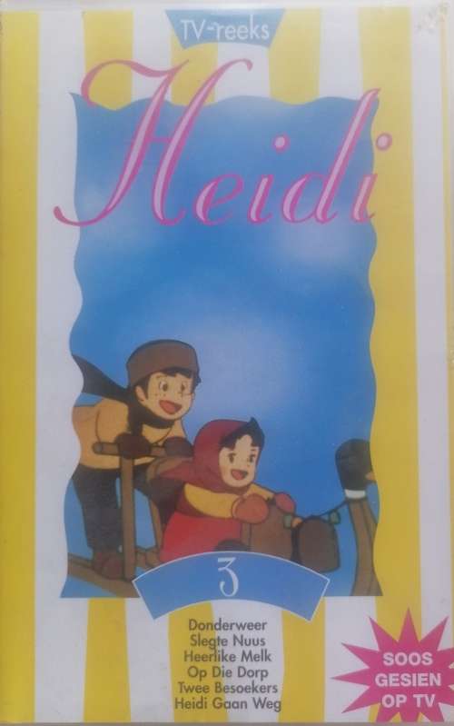 Heidi Tv-reeks no 1-9 VHS