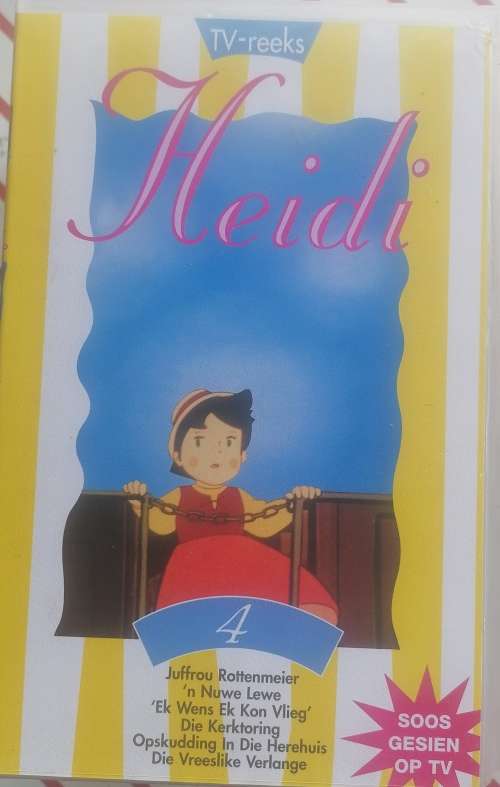 Heidi Tv-reeks no 1-9 VHS
