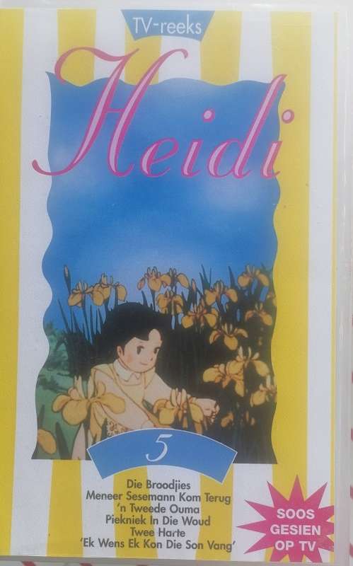Heidi Tv-reeks no 1-9 VHS