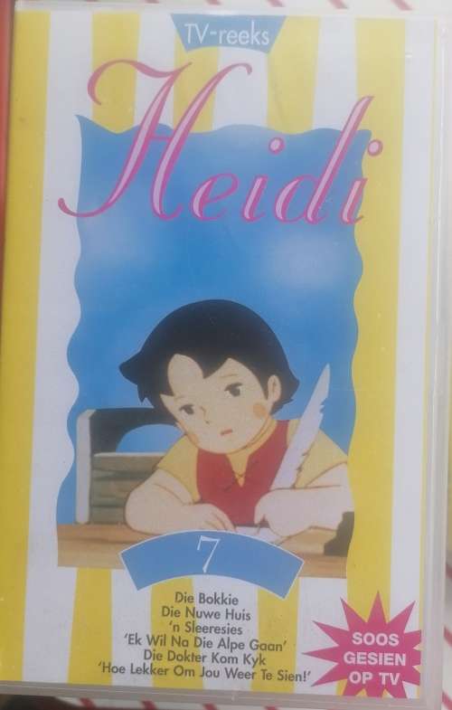 Heidi Tv-reeks no 1-9 VHS