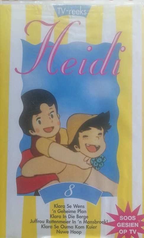 Heidi Tv-reeks no 1-9 VHS