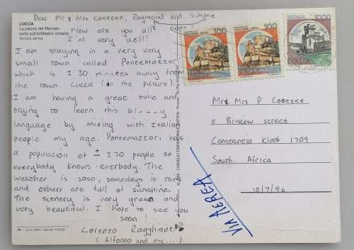 Lucca postcard
