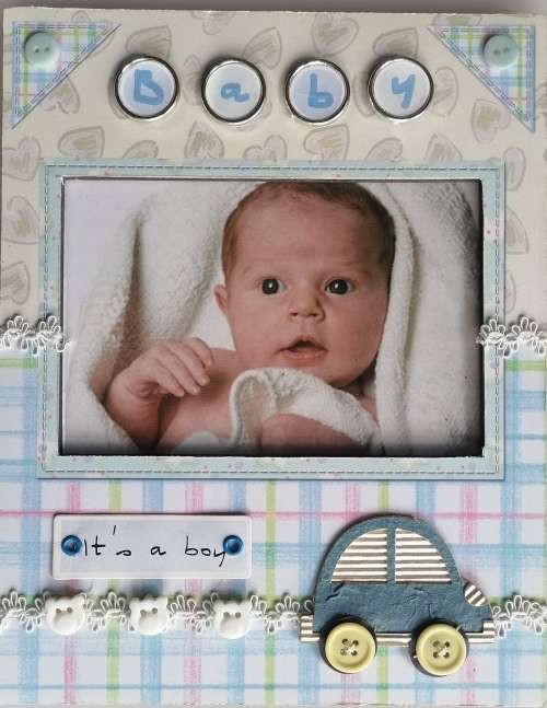 Baby photo frame