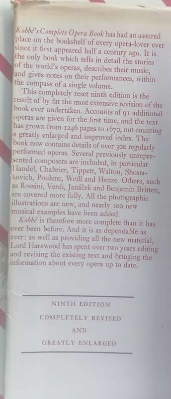 Kobbe`s complete opera book