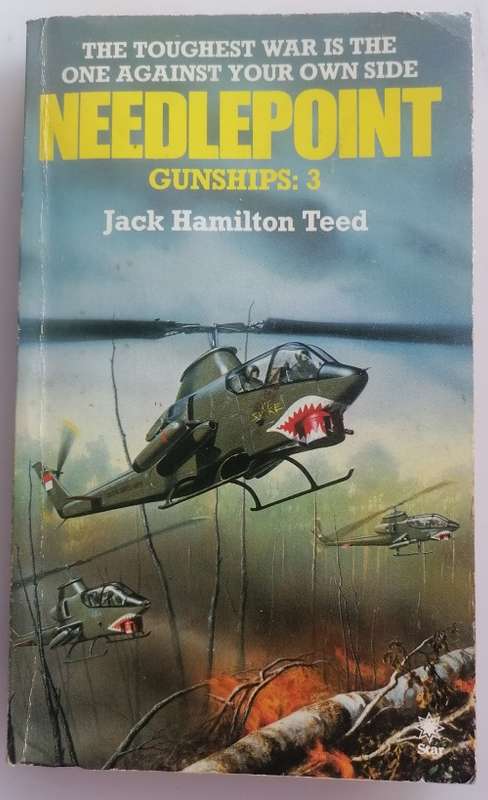 Needlepoint Gunships 3 by Jack Hamilton Teed
