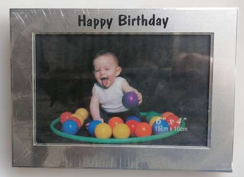 Happy birthday photo frame *sealed*