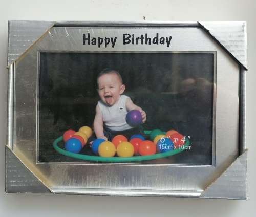 Happy birthday photo frame *sealed*
