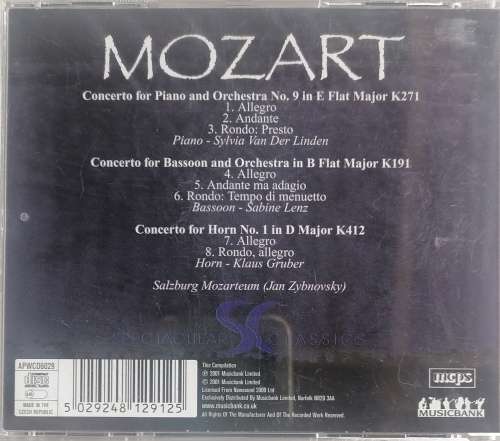 Mozart - Classical Spectacular cd