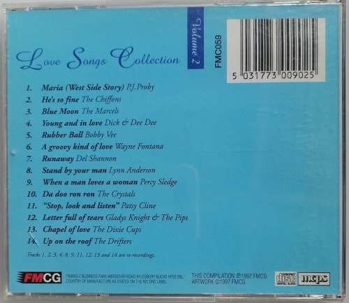 Love songs collection cd