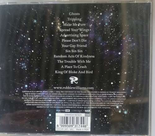 Robbie Williams - Intensive care cd