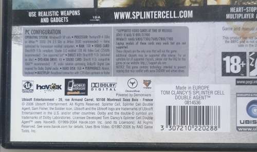 Tom Clancy`s Splinter Cell Double Agent PC
