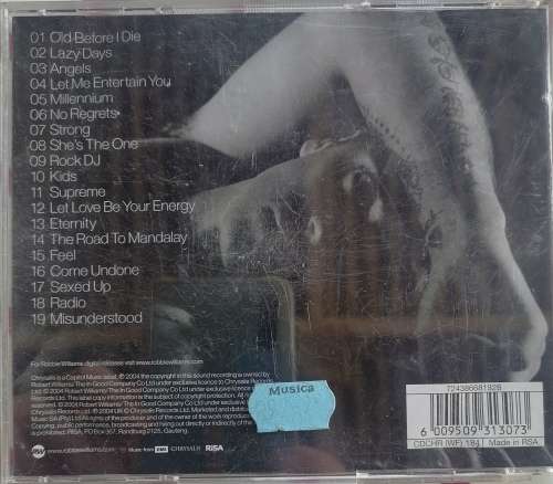 Robbie Williams Greatest hits cd