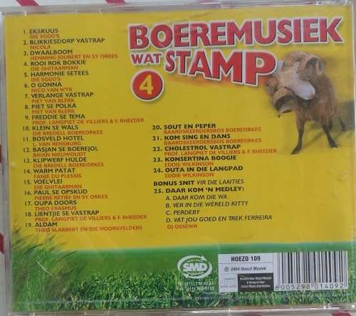 Boeremusiek wat stamp 4 (cd)