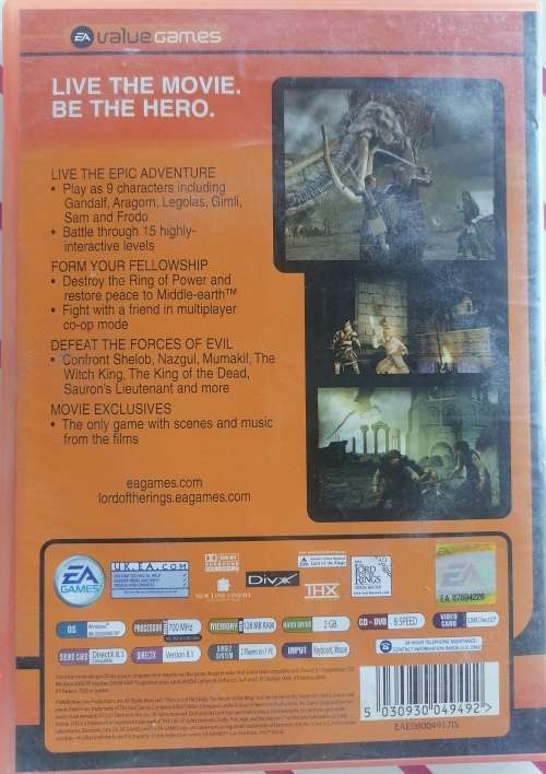 The lord of the rings, The return of the king PC