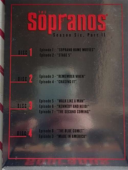 The Sopranos Season six, part II dvd