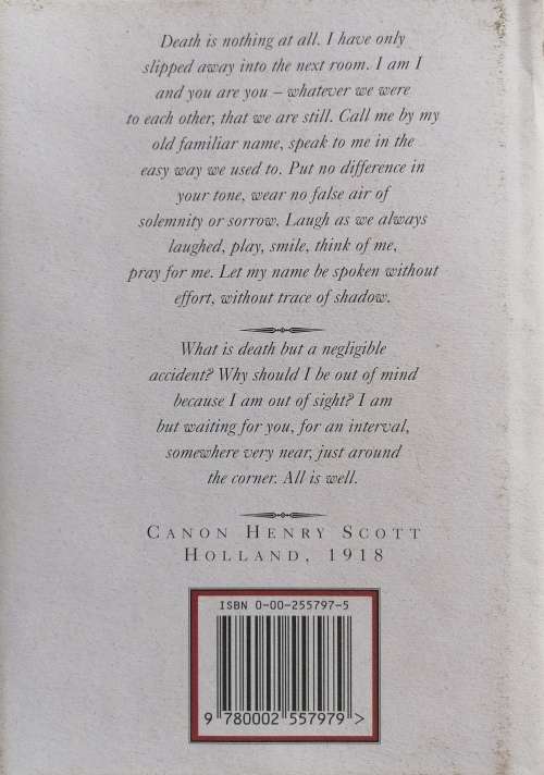 All is well - Poems and readings in remembrance of loved ones