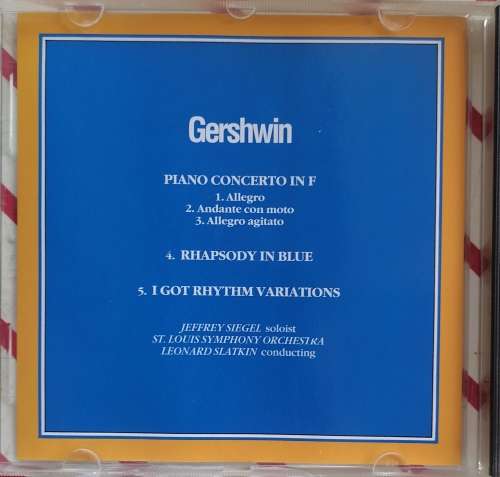 Gershwin concert works cd