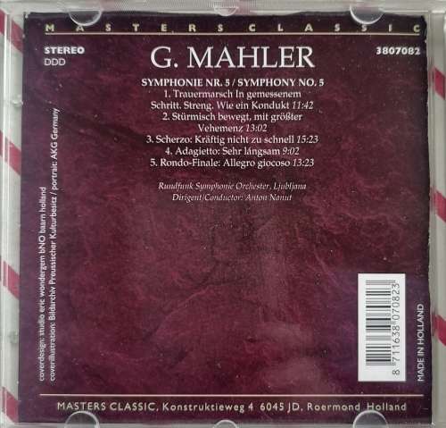 Masters classic: Mahler cd