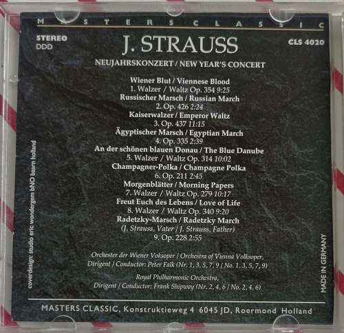 Masters classic: Strauss cd
