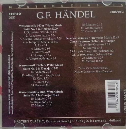 Masters classic: Handel cd
