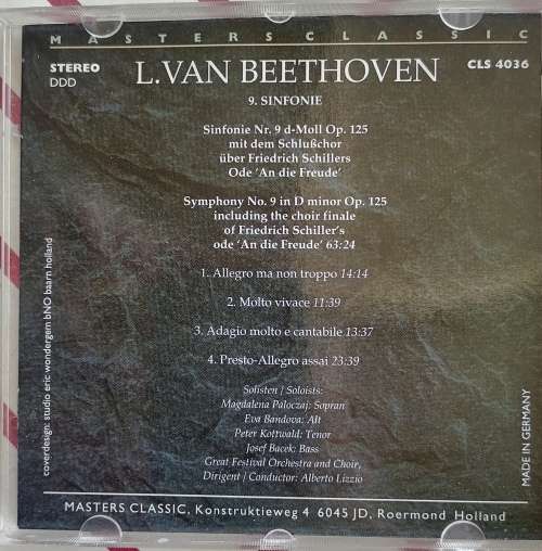Masters classic: Beethoven cd