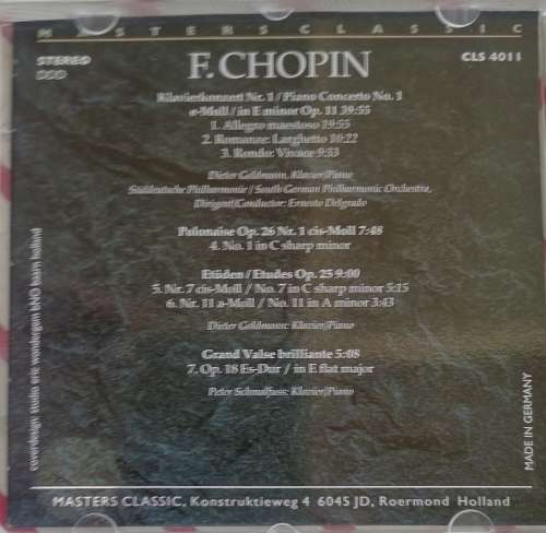 Masters classic: Chopin cd