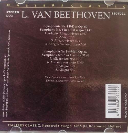 Masters classic: Beethoven cd