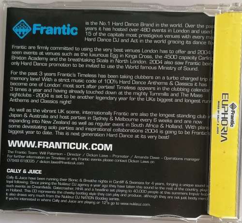 Frantic Euphoria cd