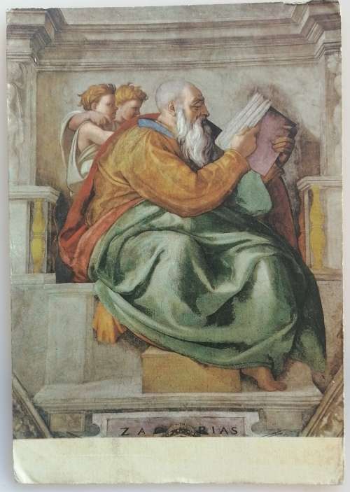 Vintage postcard: Michelangelo